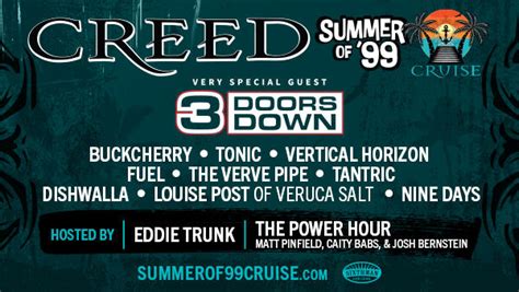 CREED RETURNS WITH SUMMER OF '99 CRUISE | KJ108 FM | Big Rig