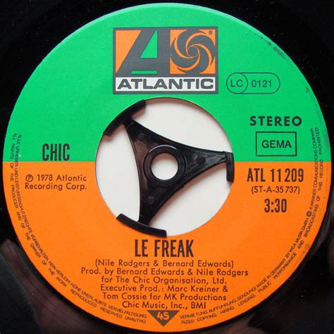 Chic – Freak Out (Le Freak) 45lik Plak – Deform Müzik