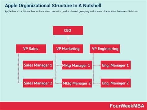 Apple Organizational Structure In A Nutshell - FourWeekMBA