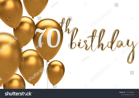 6,069 Happy 70th Birthday Images, Stock Photos & Vectors | Shutterstock