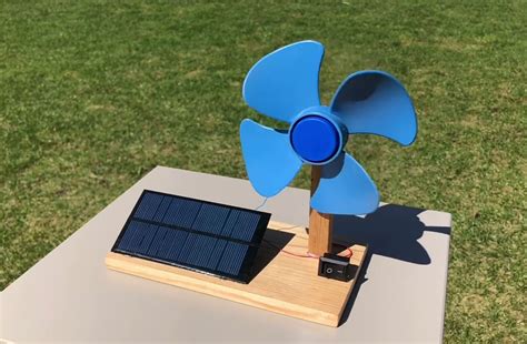 How To Make A Solar-Powered Electric Fan