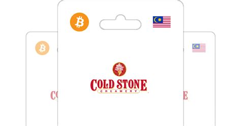 Buy Cold Stone Creamery Gift Card with Bitcoin, ETH or Crypto - Bitrefill