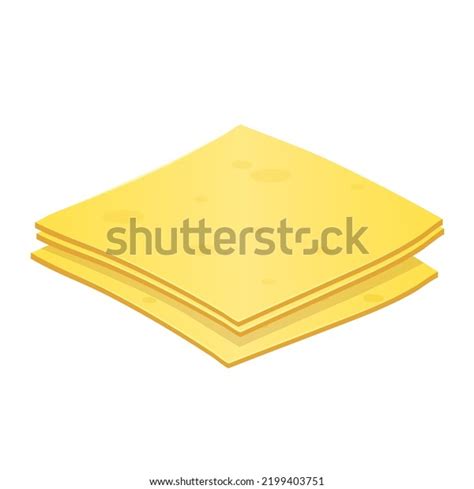 Cheese Slices Vector Illustration Clipart Isolated Stock Vector (Royalty Free) 2199403751 ...