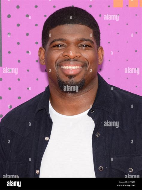 P. K. Subban attends 2017 Nickelodeon Kids' Choice Sports Awards Pauley ...