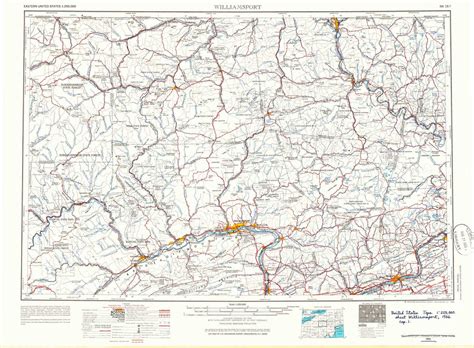 Map Of Williamsport Pa - Map Of The World