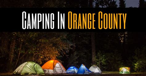 Camping in Orange County | Enjoy OC