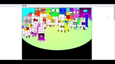 The Fractions Numberblocks Band but with more Numbers - YouTube