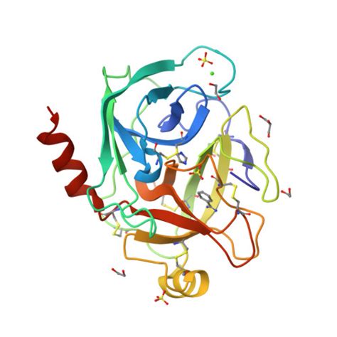 RCSB PDB - 3QK1: Crystal Structure of Enterokinase-like Trypsin Variant