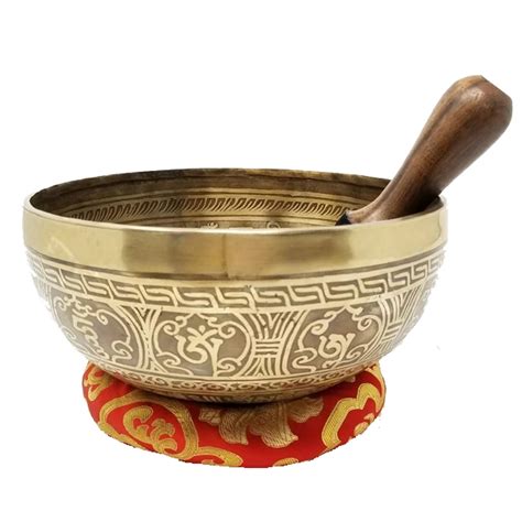 Tibetan Singing Bowl with Lord Shiva | Large Singing Bowls for Sale