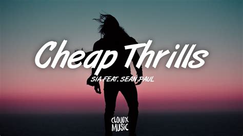 Sia Cheap Thrills (Lyrics) Sean Paul