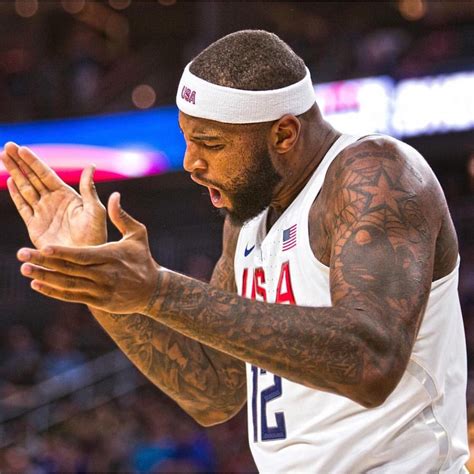 Boogie Cousins dominated the paint in the scrimmage against Argentina ...