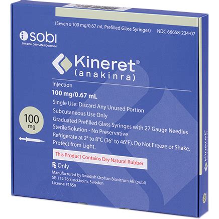 KINERET Prescription & Dosage Information - MPR