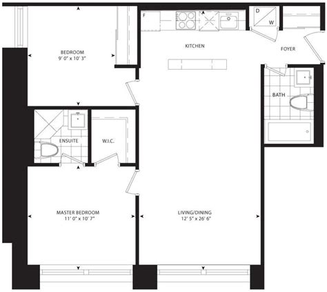 Imperial Plaza by Felcorp |H Imperial Suite Floorplan 2 bed & 2 bath