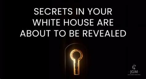 SECRETS IN YOUR WHITE HOUSE ARE ABOUT TO BE REVEALED — JULIE GREEN ...