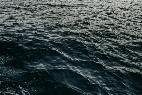 Rippling sea with foamy waves in daylight · Free Stock Photo