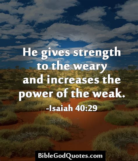 God Gives Strength - Isaiah 40:29 - Weekly Health Scripture