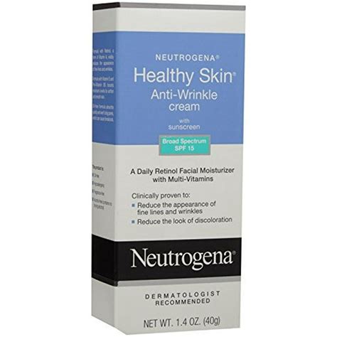 Neutrogena Healthy Skin Anti-Wrinkle Cream SPF 15 1.4 Ounce - Walmart.com - Walmart.com