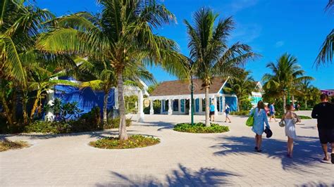 Beach on Ocean Cay Bahamas Island with a Colorful Houses and Turquoise Water Editorial Photo ...