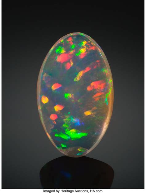 VERY FINE GEMSTONE: FIRE OPAL - 17.82 CT.. Queretaro, Mexico. ... | Lot #53272 | Heritage Auctions