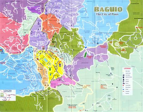 Baguio Map - Baguio Phillipines • mappery