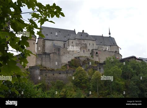 Castle Bourscheid Luxembourg Stock Photo - Alamy