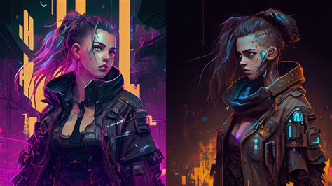 ArtStation - 60 arts - Cyberpunk girl - Concept Reference Pack Vol.01 ...