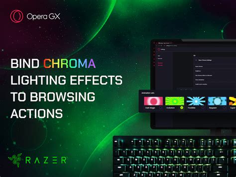 Opera GX adds dynamic Razer Chroma™ RGB Lighting Effects to accompany your browsing | LaptrinhX ...