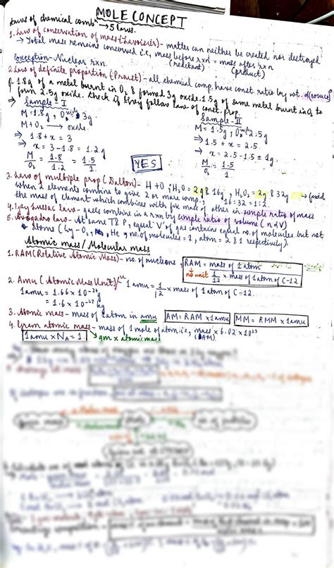 SOLUTION: Mole concept - Studypool