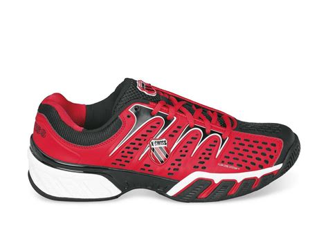 K-Swiss Mens BigShot II Tennis Shoes - Fiery Red/Black - Tennisnuts.com