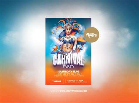 Carnival Flyer Template (Photoshop) by Rome B Creation on Dribbble