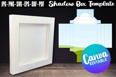 Shadow Box Template Canva Editable Graphic by Aleksa Popovic · Creative ...