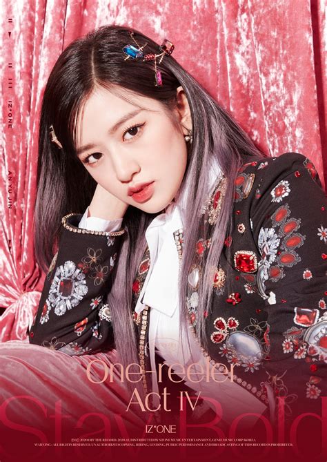 Update: IZ*ONE Reveals Stunning Album Cover For "Act IV: One-Reeler ...