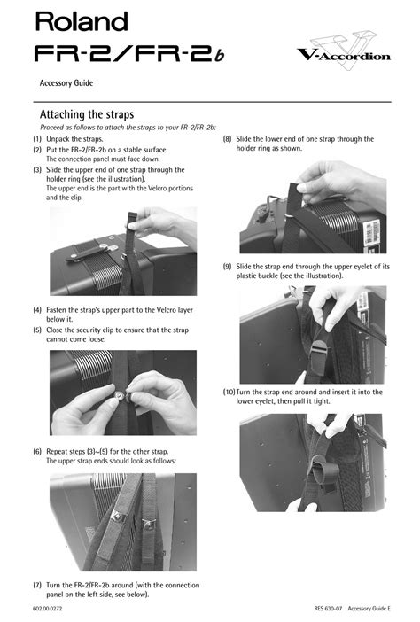 ROLAND FR-2 ACCESSORY MANUAL Pdf Download | ManualsLib