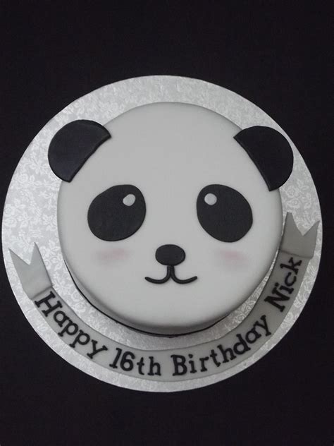 Panda Bear cake Panda Birthday Cake, Themed Birthday Cakes, Bear Birthday, Happy Birthday Cakes ...