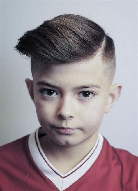 Hard Side Part with Taper | Boys fade haircut, Boys haircuts, Kids hair cuts