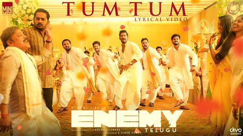 టం టం TUM TUM LYRICS తెలుగు | Harini Ivaturi, Sahithi Chaganti | Enemy