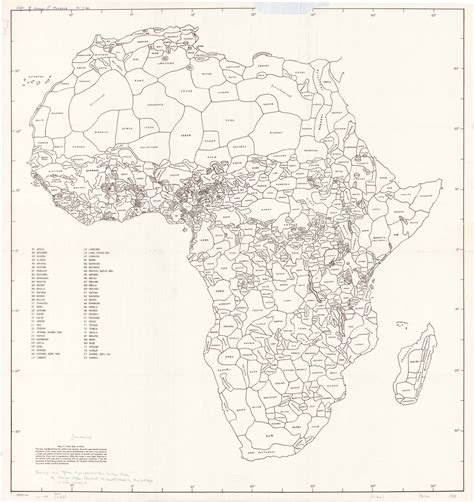 Ancient African Tribes Map