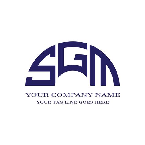 SGM letter logo creative design with vector graphic 9264072 Vector Art ...