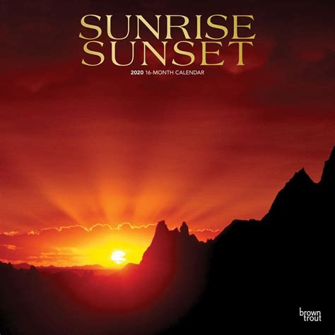 Sunrise And Sunset Calendar - Customize and Print