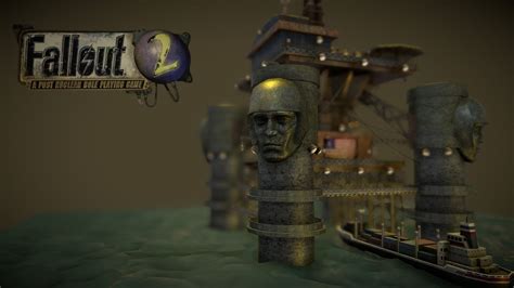 Poseidon/Enclave Oil Rig (low poly) - Download Free 3D model by Götz von Berlichingen ...