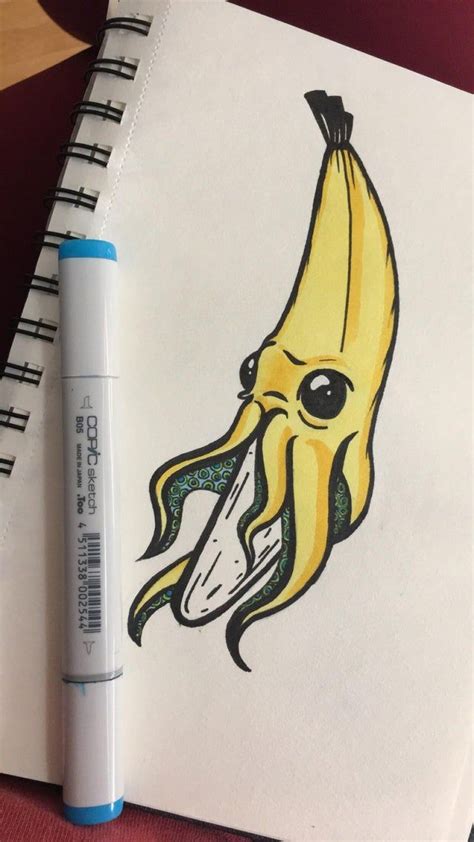 My rendition of a sticker I saw at a skateboard store. : drawing | Cool art drawings, Unique ...