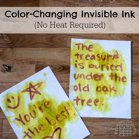 Color-Changing Invisible Ink - ResearchParent.com