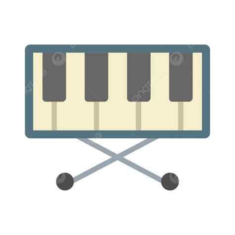 Gambar Ikon Datar Keyboard Piano Vektor, Instrumen, Papan Ketik, Musik PNG dan Vektor dengan ...