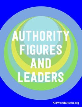 Authority Figures and Leaders Activity by Kid World Citizen | TpT