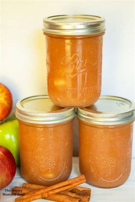 How To Make Applesauce (Canning Applesauce) - The Happy Mustard Seed