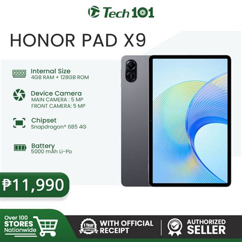 Honor Pad X9 (4GB+128GB) With Official Receipt With Warranty ...