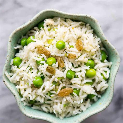 Basmati Rice Salad with Peas, Mint, and Lemon Recipe