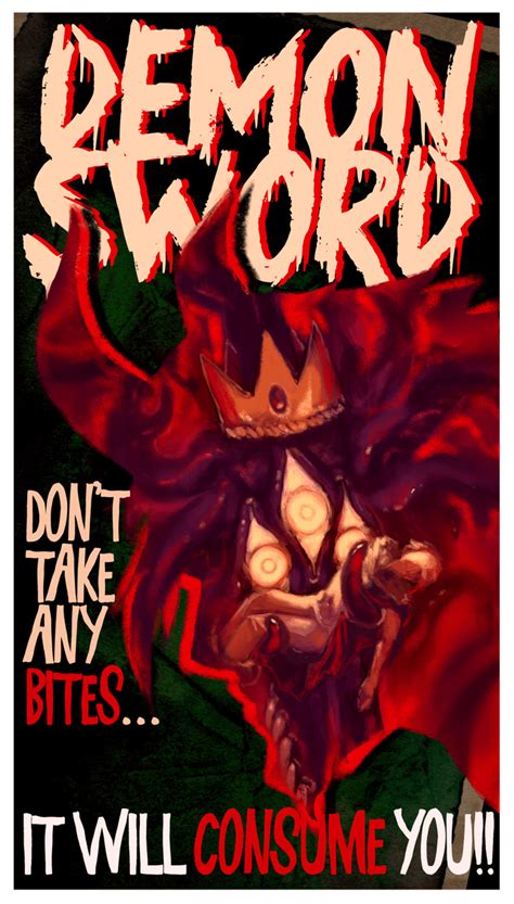 Vintage Horror Movie Poster inspired - DEMON SWORD : r/SwordsComic