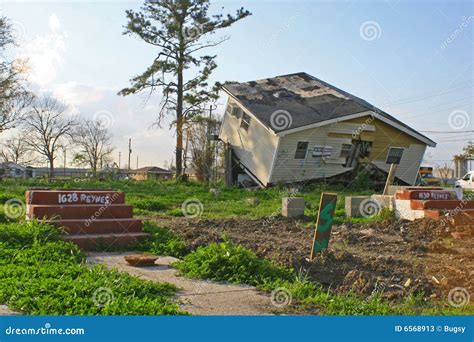 New Orleans Hurricane Damage Stock Image - Image of courage, damage: 6568913