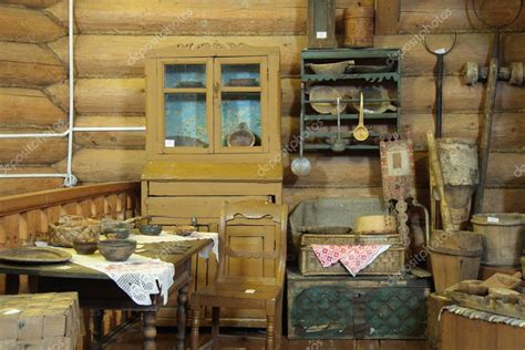 Old Wooden House Interior – Stock Editorial Photo #10551727